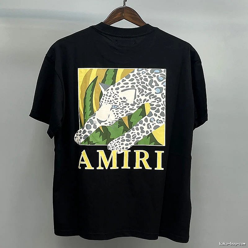 Amiri Black Records Graphic T-Shirt Active Casual