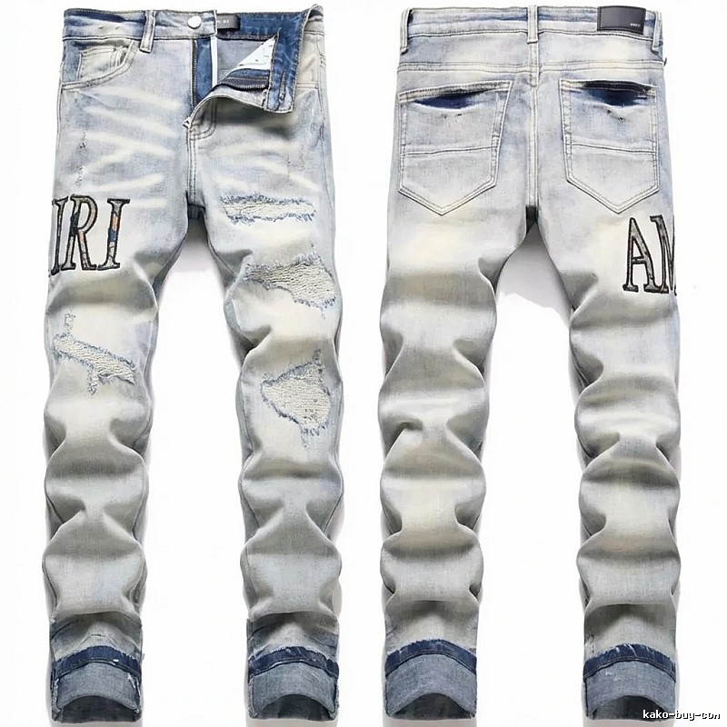 AMIRI Ripped Trendy Brand Jeans