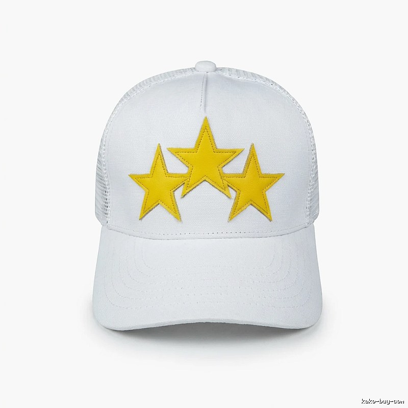 AMIRI Starry Trendy Cool Style White Hat