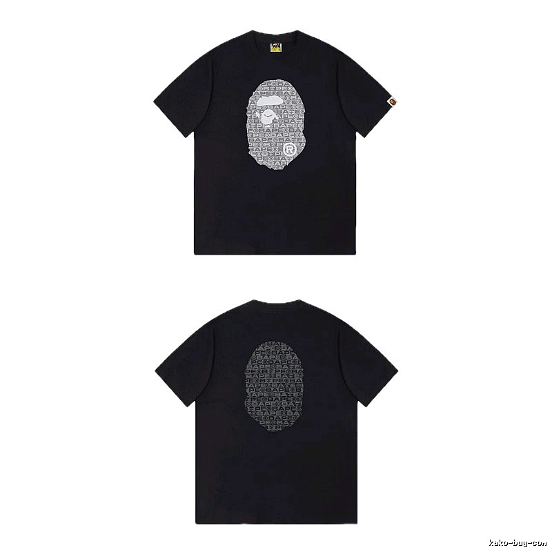 Bape Ape Head Trendy and Cool Black T-shirt