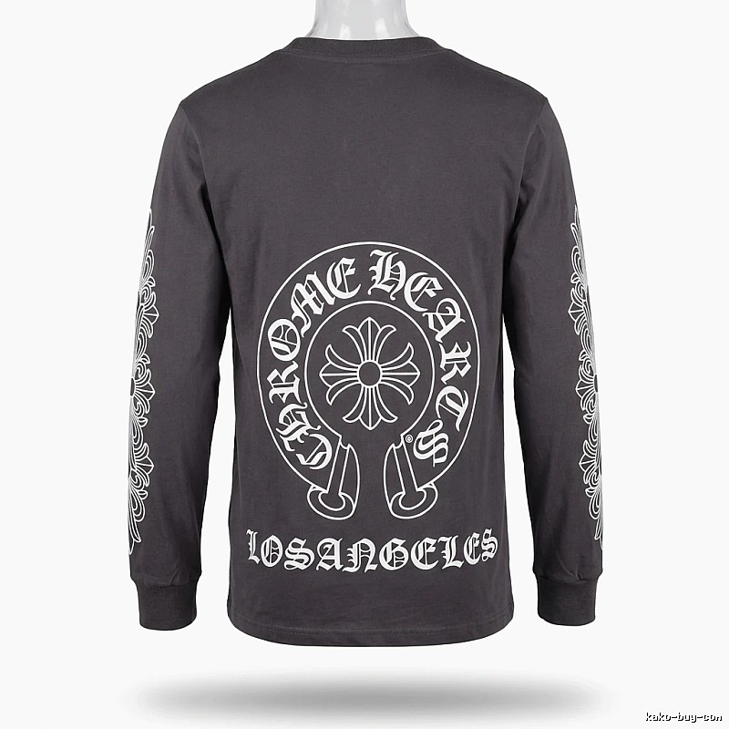 Chrome Hearts Print Dark Style Long-sleeve