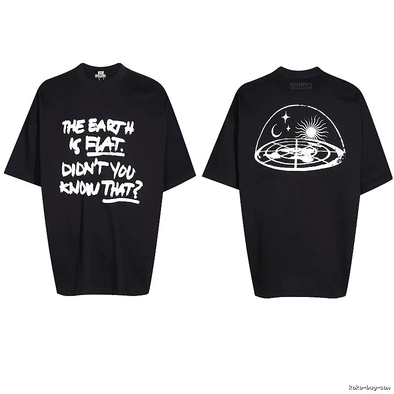 Daily Statement graphic T-shirt Black Colorful Lucky with Visual Detail