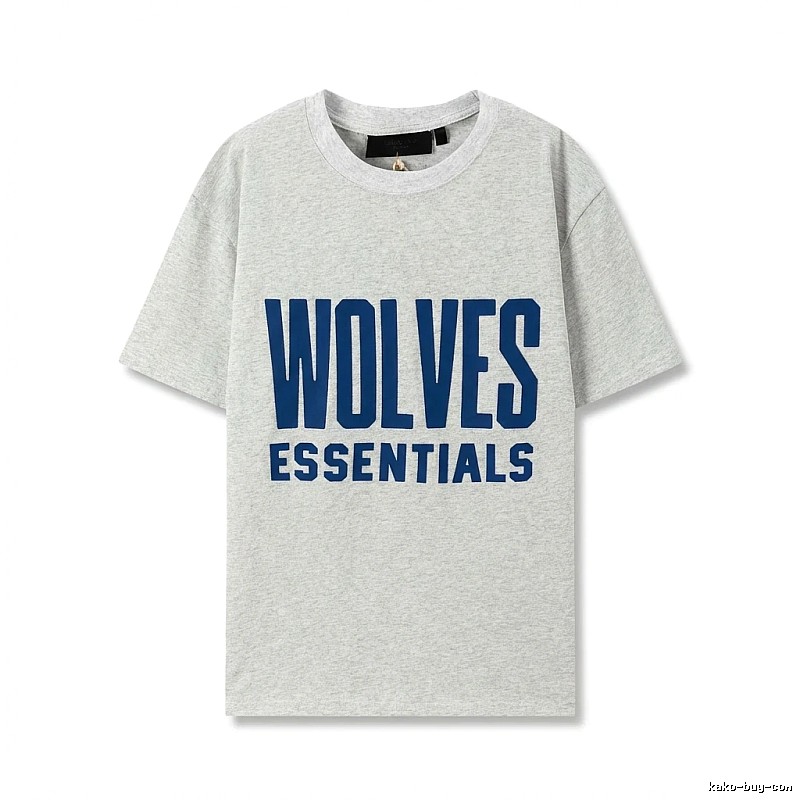 ESSENTIALS Simple Grey Short Sleeve
