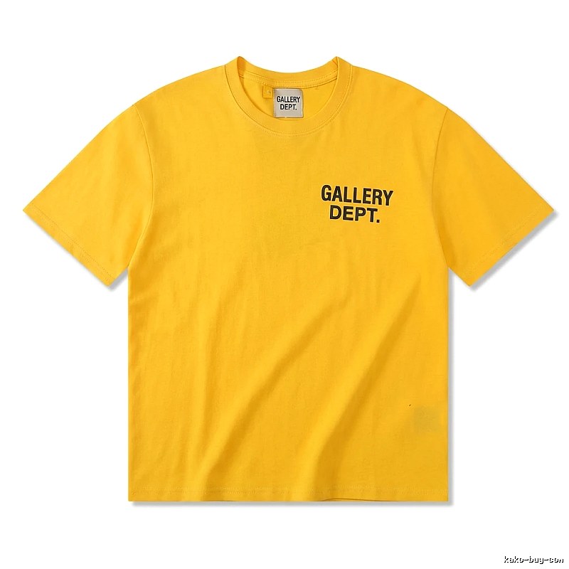 Gallery Dept. Alphabet Style Yellow T-shirt