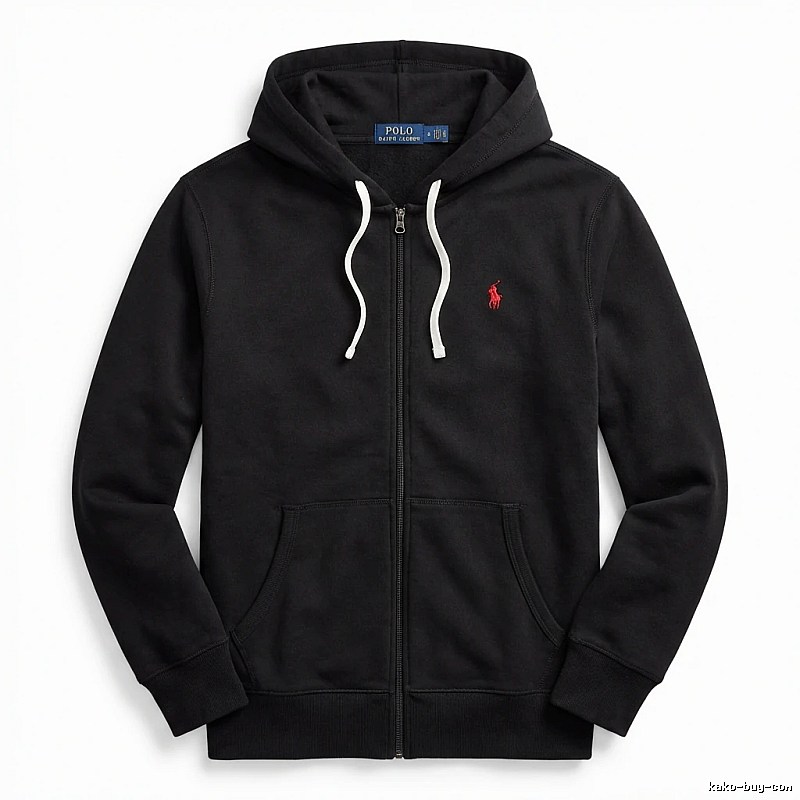 Ralph Lauren black casual style hoodie