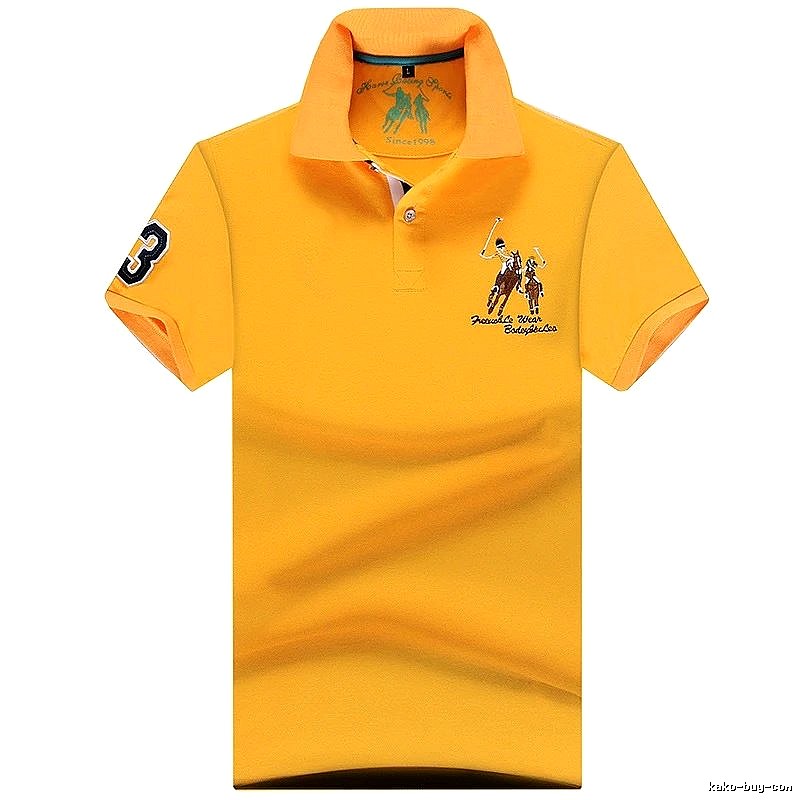 Ralph Lauren Classic Yellow polo shirt Bright Yellow Polo with Travel-Friendly Style