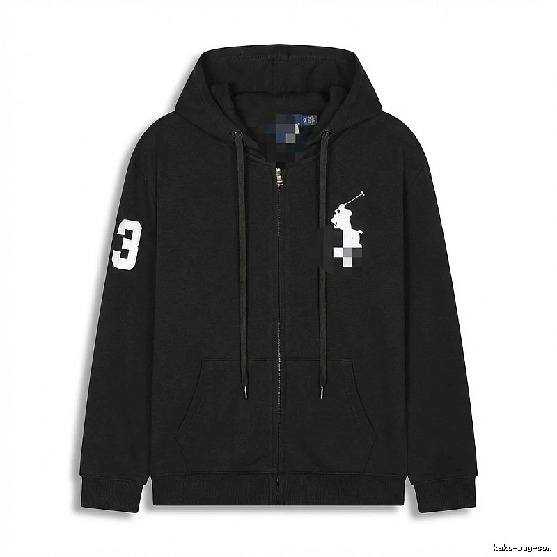 Ralph Lauren sporty black hoodie