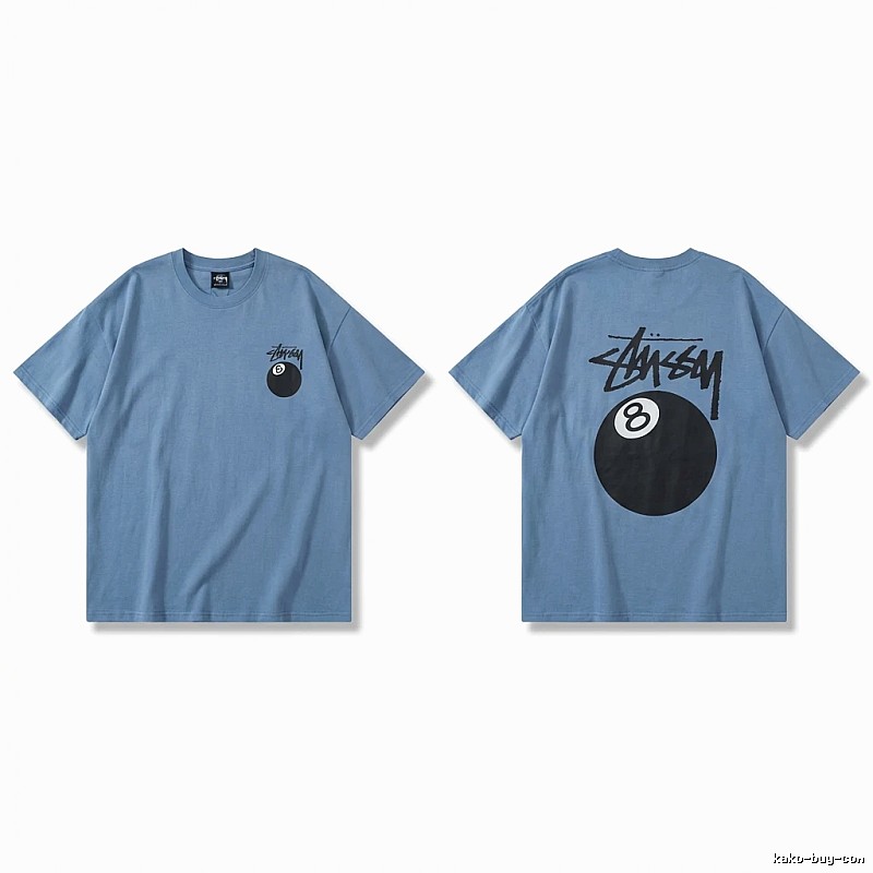 Stussy 8-ball blue T-shirt