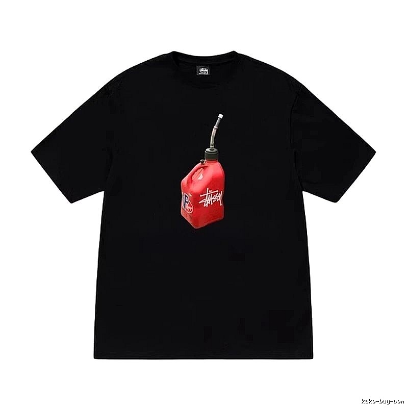 Stussy Monogram Graphic T-shirt Black White Stussy for Layered Styling