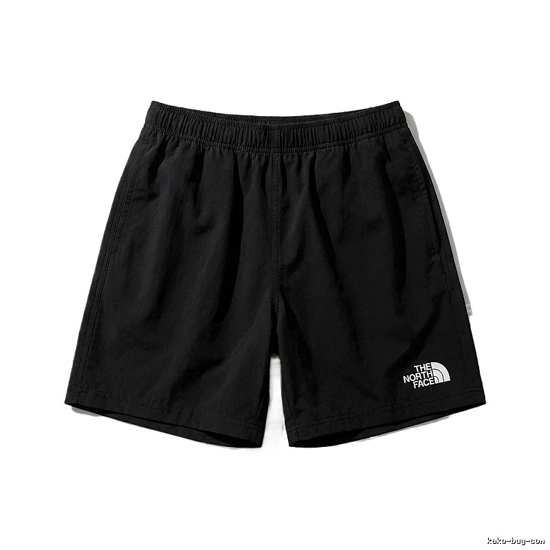 The North Face minimalist style black shorts