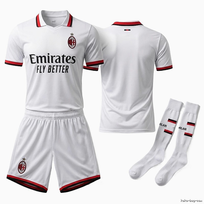 AC Milan minimalist white jersey