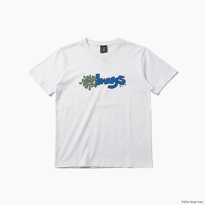 ADWYSD Printed Simple White T-shirt