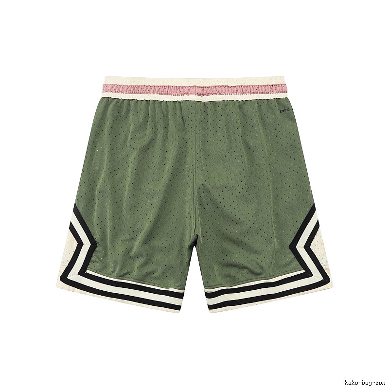AJ retro-style green shorts
