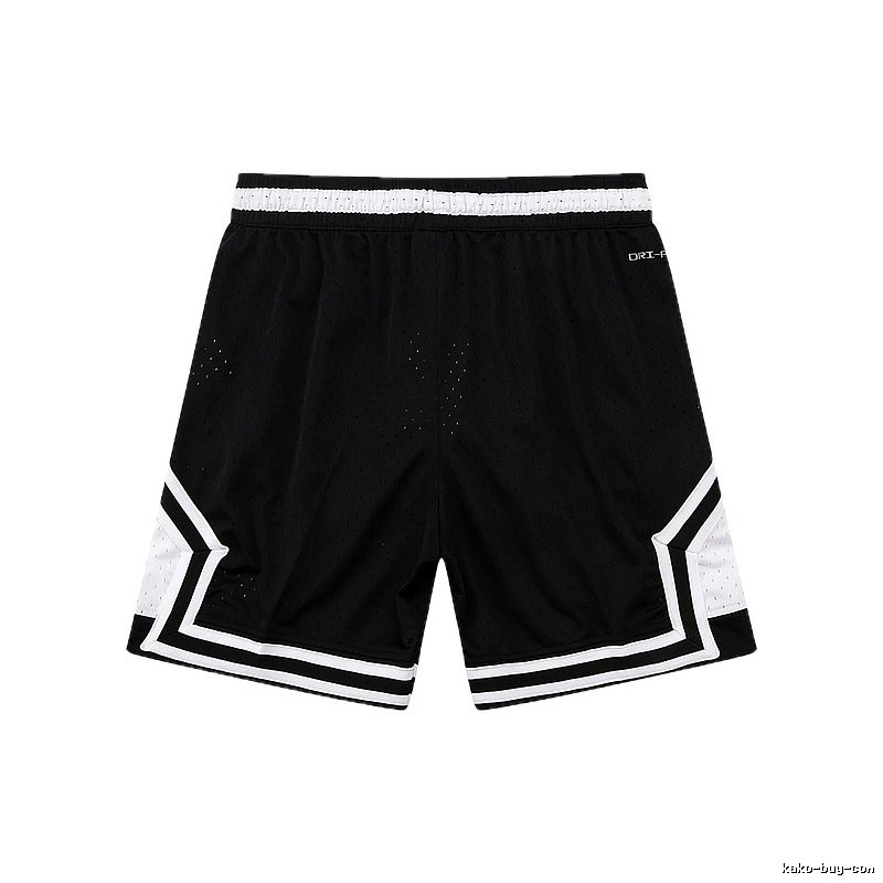 AJ Sporty Black and White Shorts