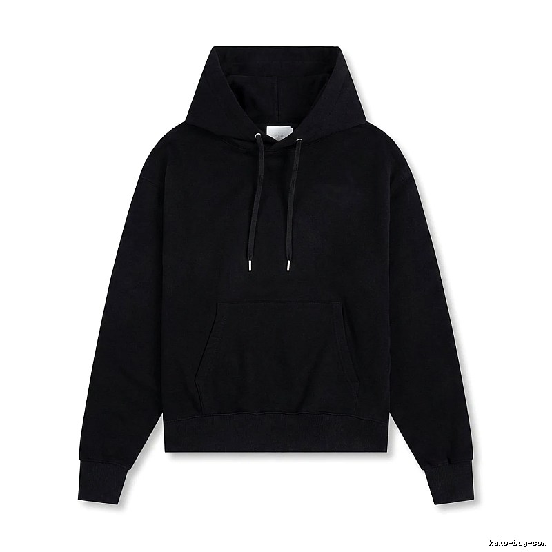 AMI Basic Style Simple Black Hoodie