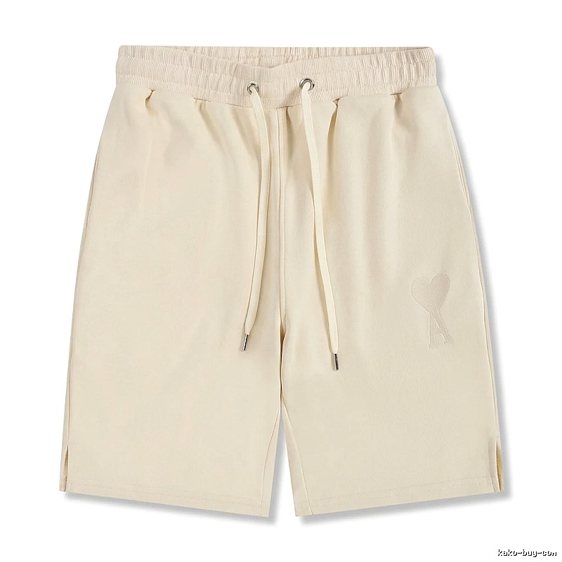 AMI casual style off-white shorts