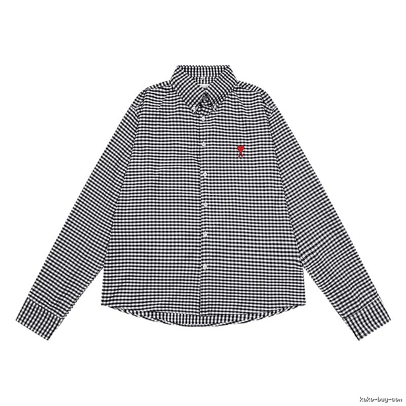 AMI Checkered Retro Style Shirt