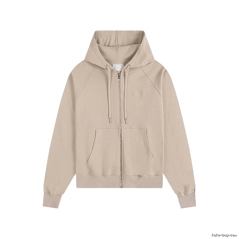AMI Extremely Complex Style Beige Hoodie