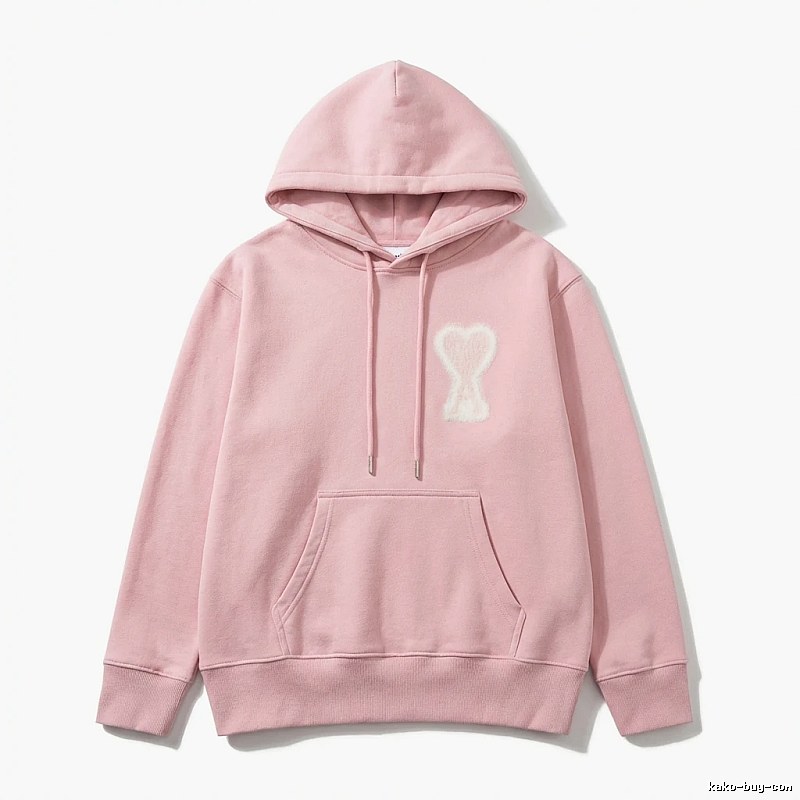 AMI Love Pink Hoodie