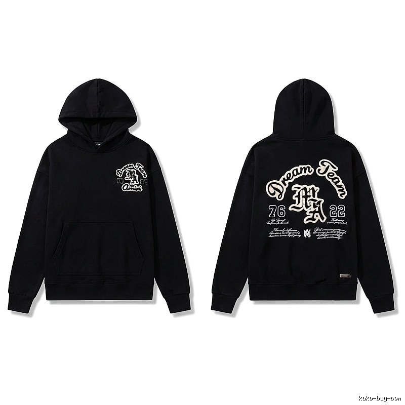 AMIRI Black Retro Hoodie