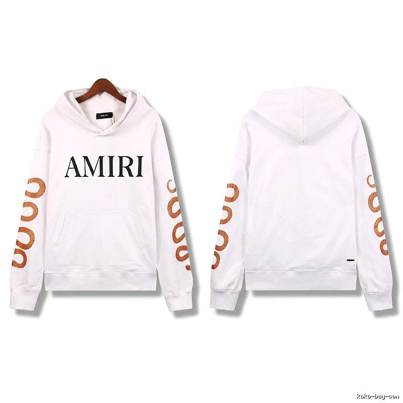 AMIRI letter - printed white sweatshirt