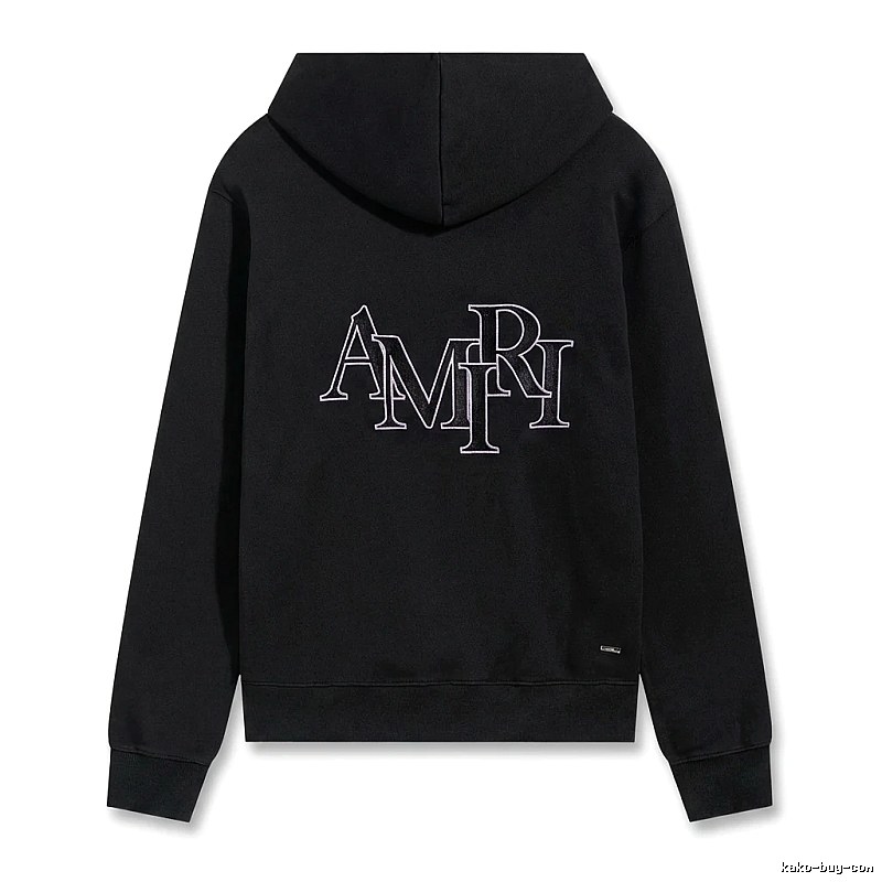 AMIRI letter-style black sweatshirt
