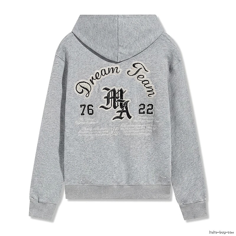 AMIRI Retro Style Grey Hoodie