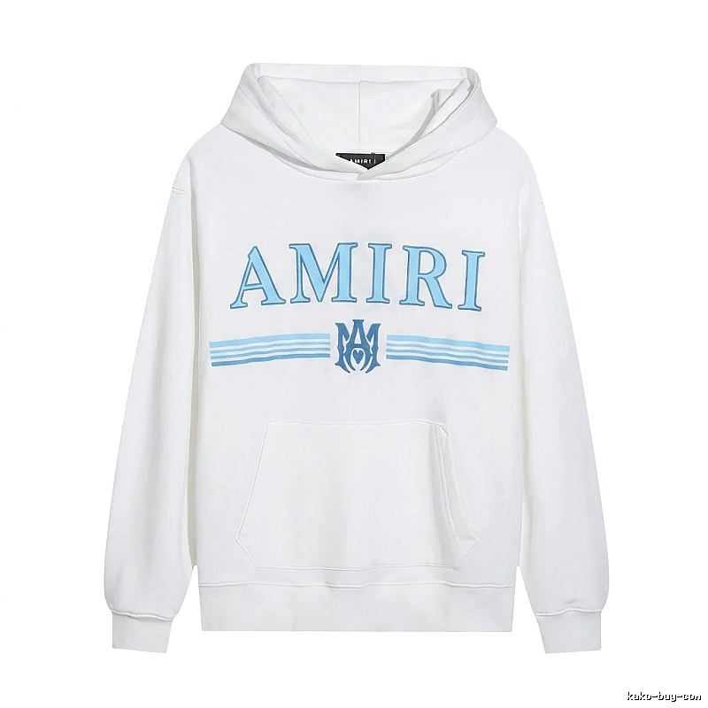 AMIRI simple style white hoodie