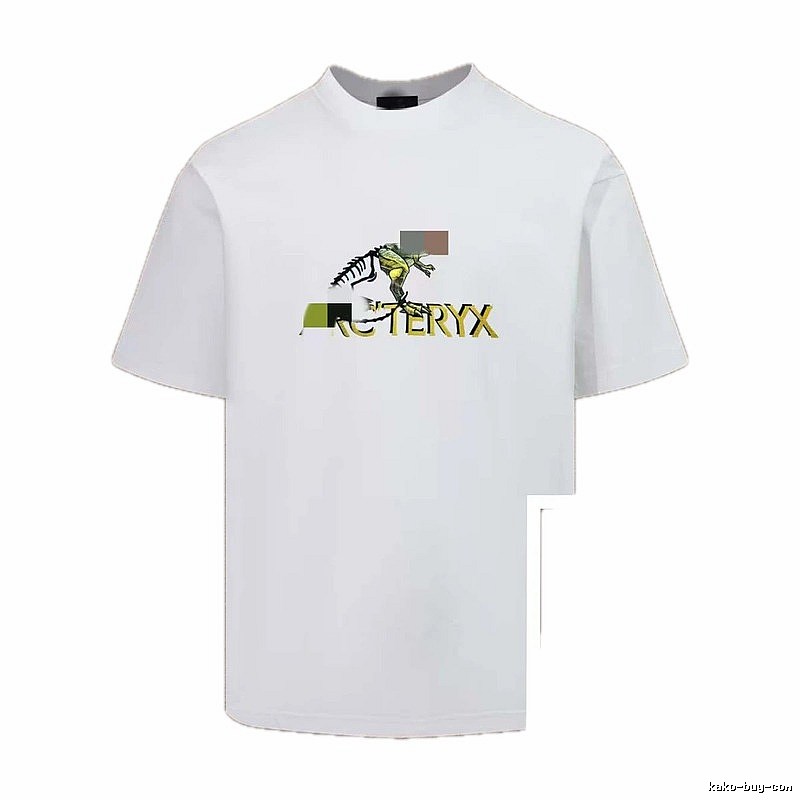 Arc'teryx Dinosaur Print Casual Style White T-Shirt