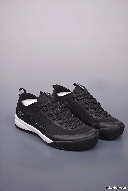 Arc'teryx Trail Sneakers with Technical Upper in Black and White