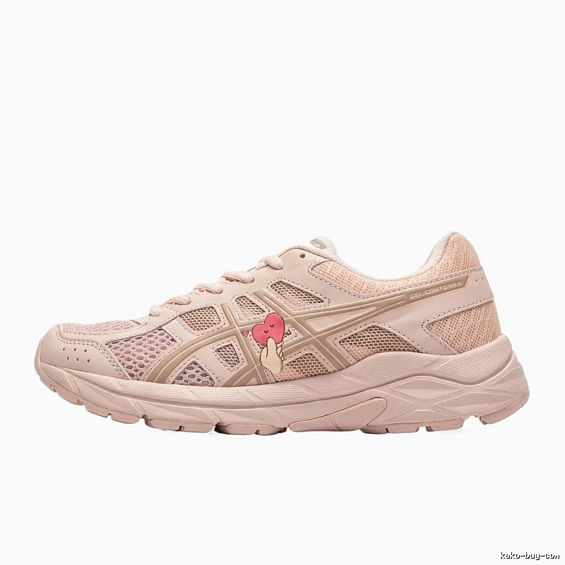 ASICS retro-style pink sports shoes