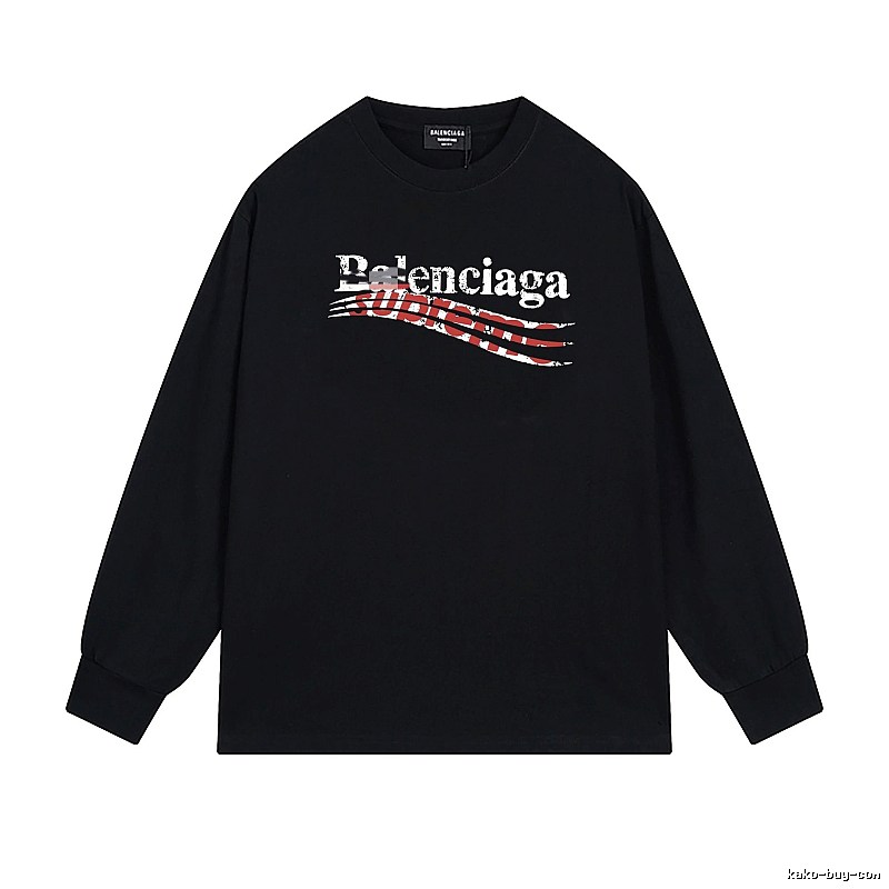 Balenciaga graffiti-style black T-shirt