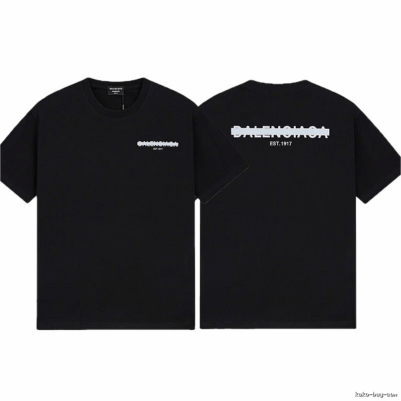 Balenciaga LOGO Printed Street Style Black T-shirt