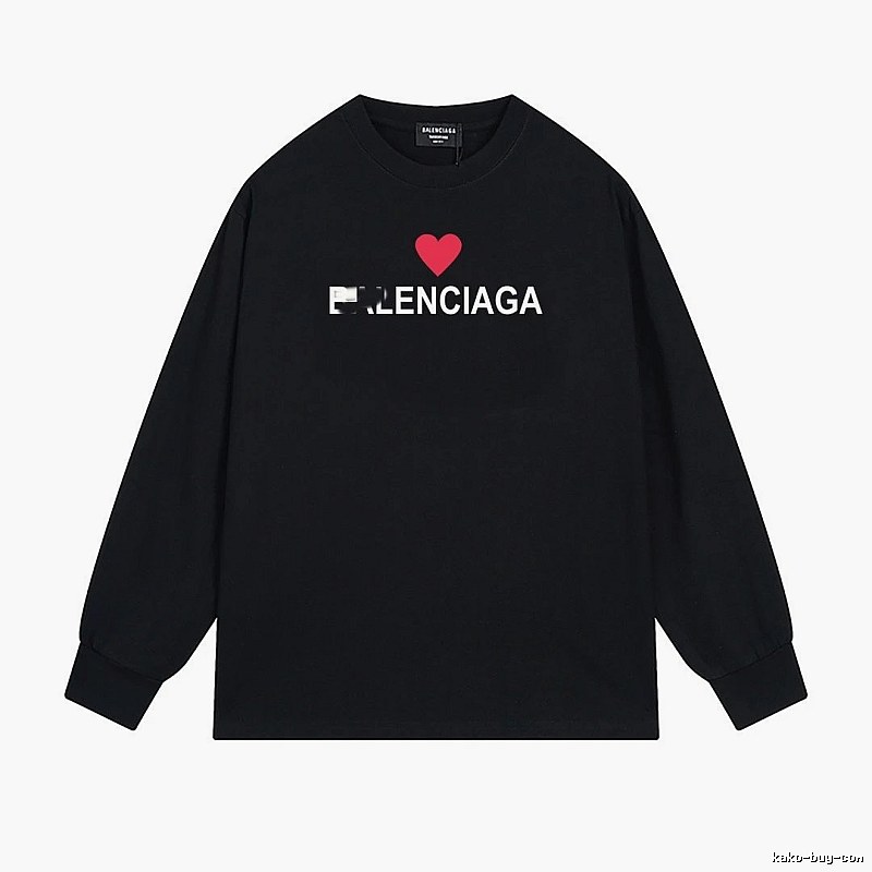 Balenciaga Love Simple Black T-shirt