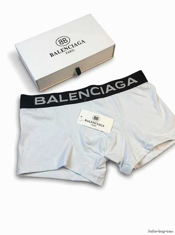 Balenciaga minimalist light blue underwear