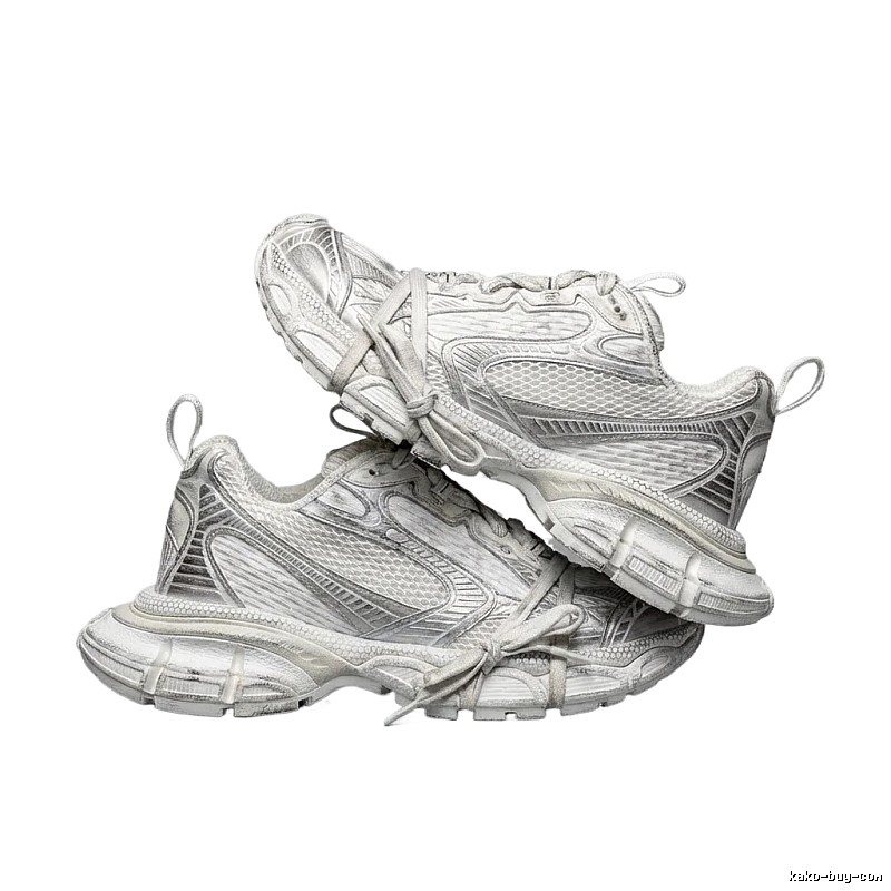 Balenciaga retro silver-gray sneakers