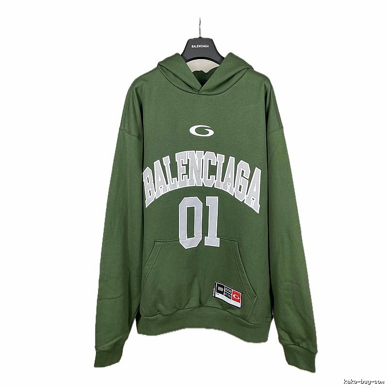 Balenciaga sporty green sweatshirt