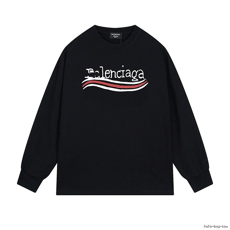 Balenciaga wavy black sweatshirt