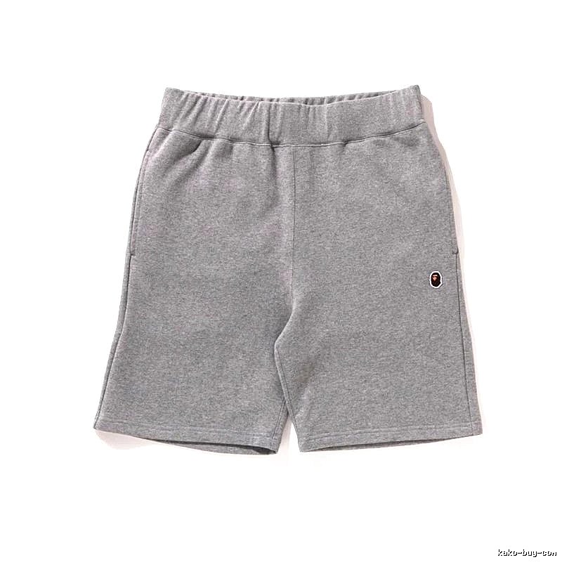Bape basic casual gray shorts