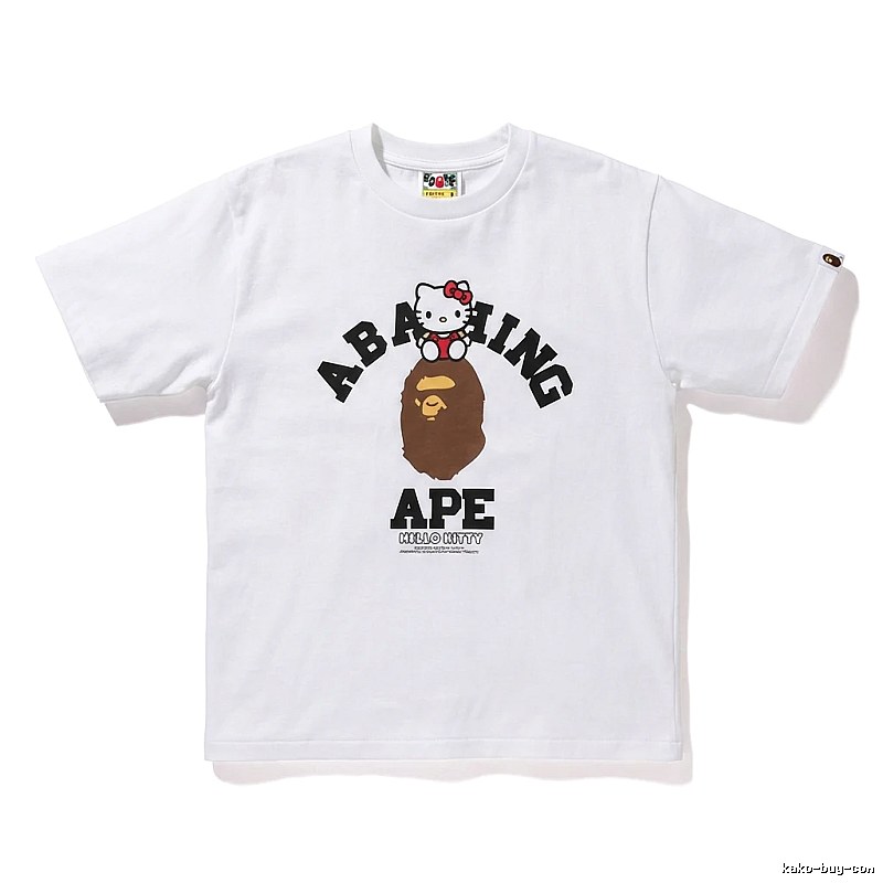 Bape Co-branded Cartoon White T-shirt