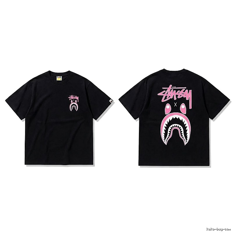 Bape Shark Co-branded Black T-shirt
