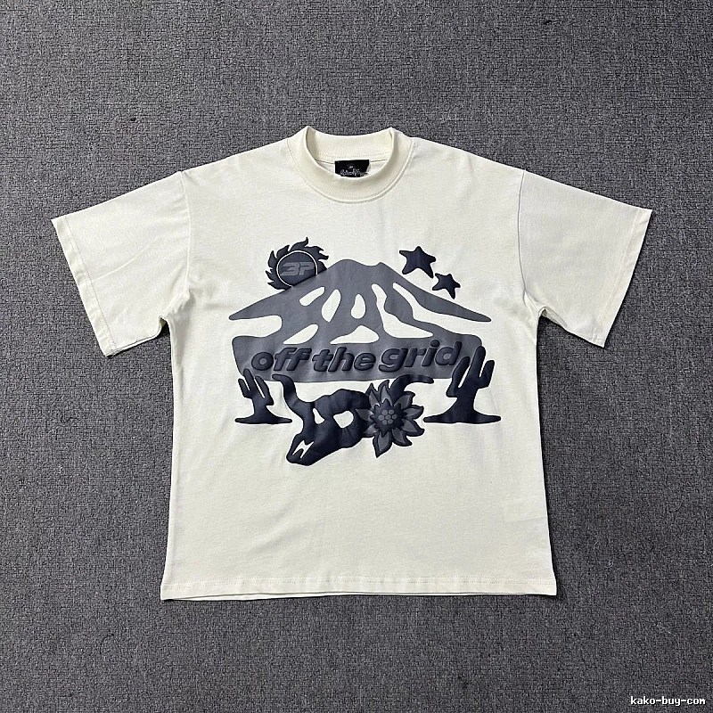 Broken Planet Resort Graphic T-shirt White Cotton Bold with Premium Look