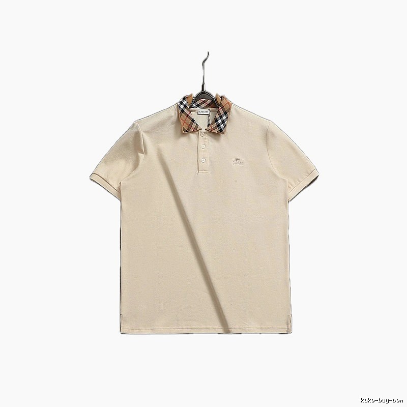 Burberry checkered British style short-sleeve