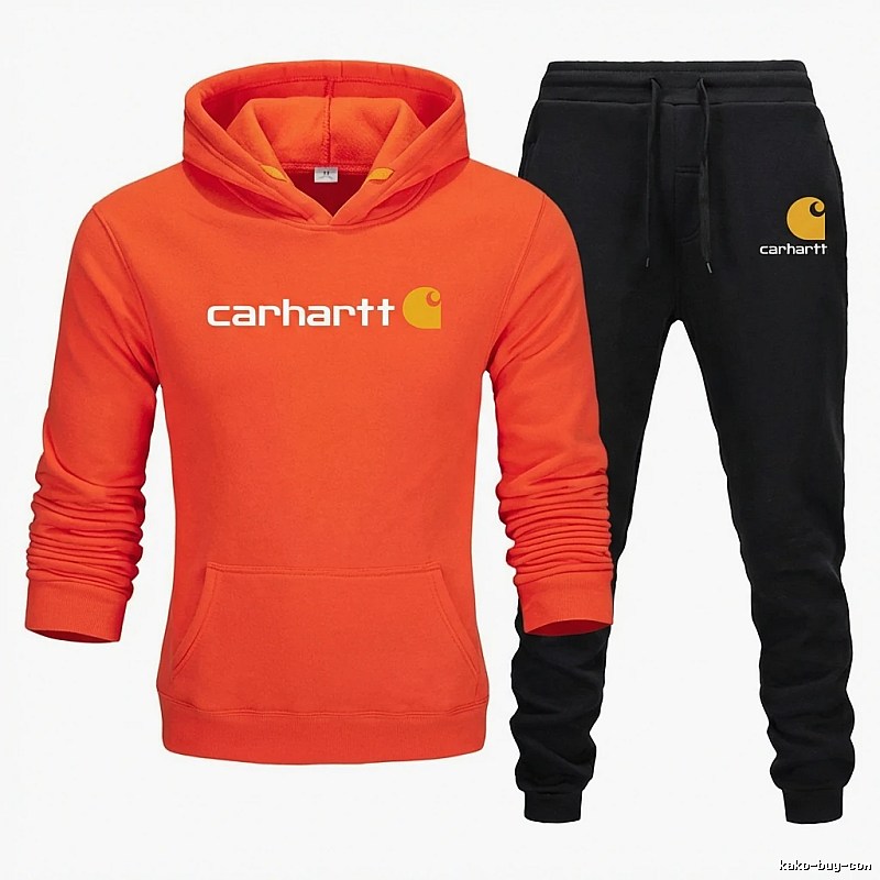 Carhartt casual orange and black suit