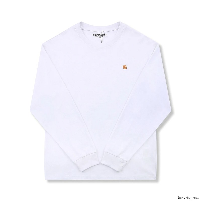 Carhartt classic simple style white sweatshirt