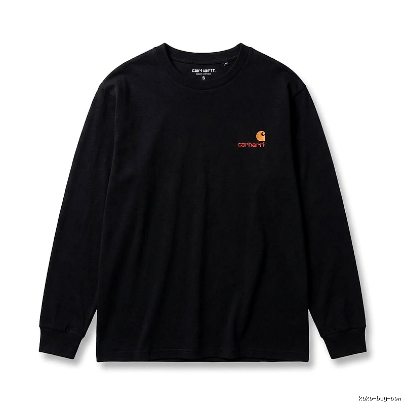 Carhartt simple style black sweatshirt