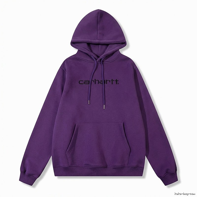 Carhartt simple-style purple sweatshirt