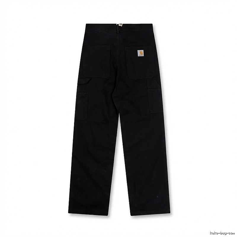 Carhartt workwear style black long trousers