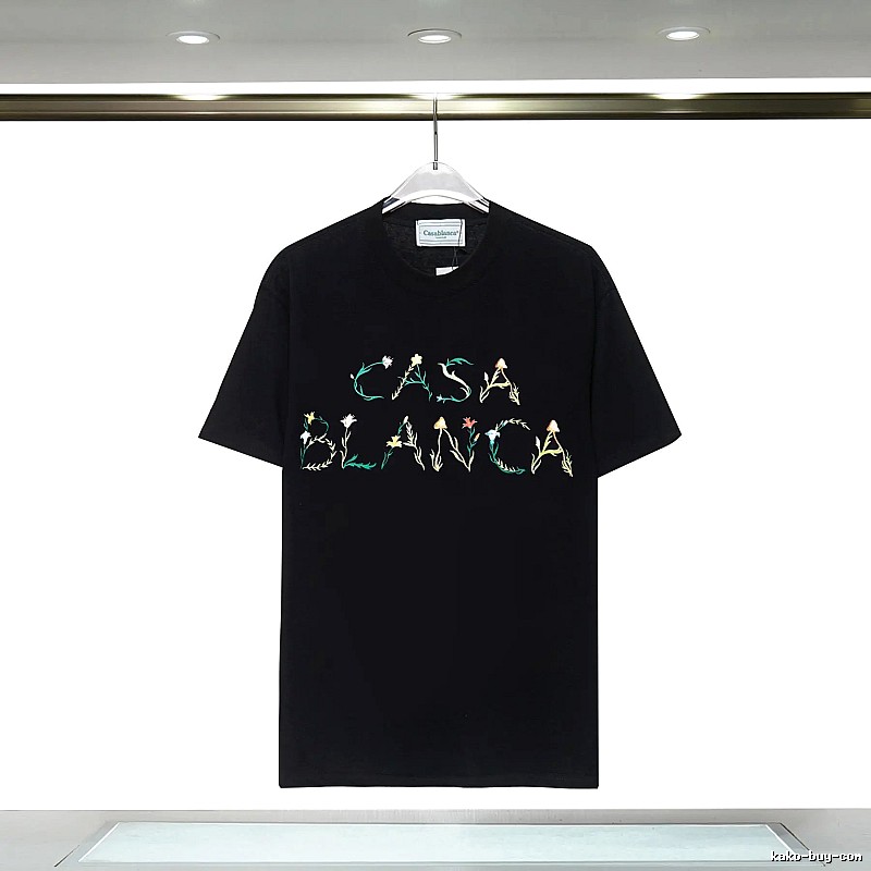 Casablanca Floral Style Black T-shirt