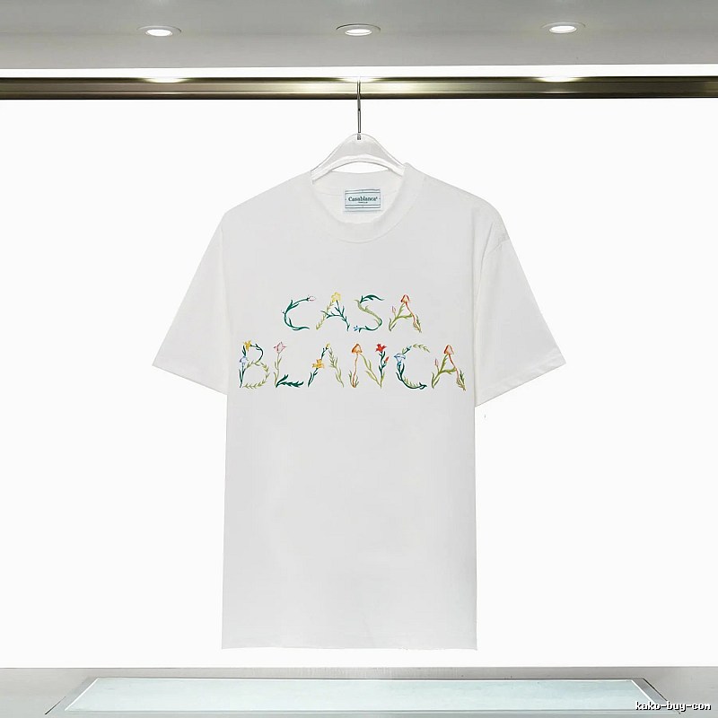 Casablanca - style printed white T - shirt